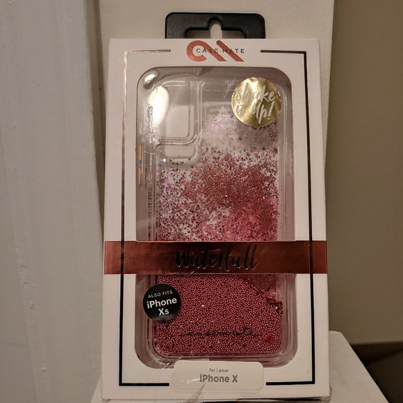 New XS-X Case-Mate Waterfall Liquid Glitter Case - Picture 7 of 7